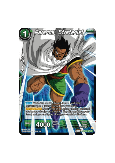 Paragus, Strategist