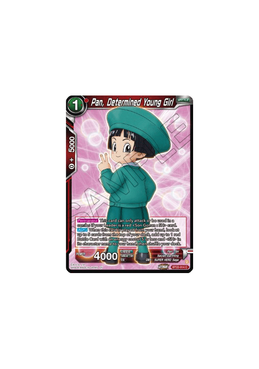 Pan, Determined Young Girl
