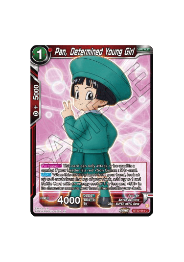 Pan, Determined Young Girl