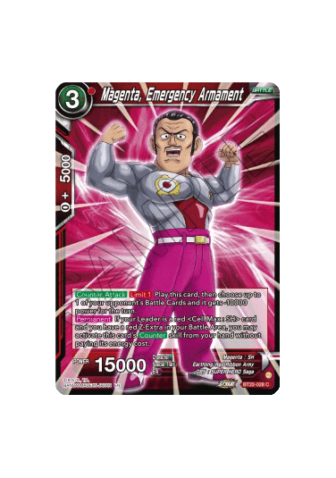 Magenta, Emergency Armament