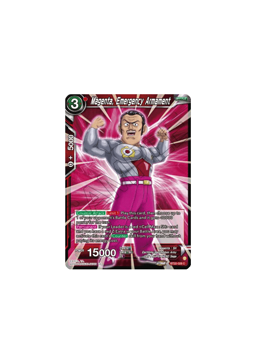 Magenta, Emergency Armament