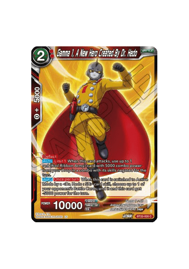Gamma 1, A New Hero Created By Dr. Hedo