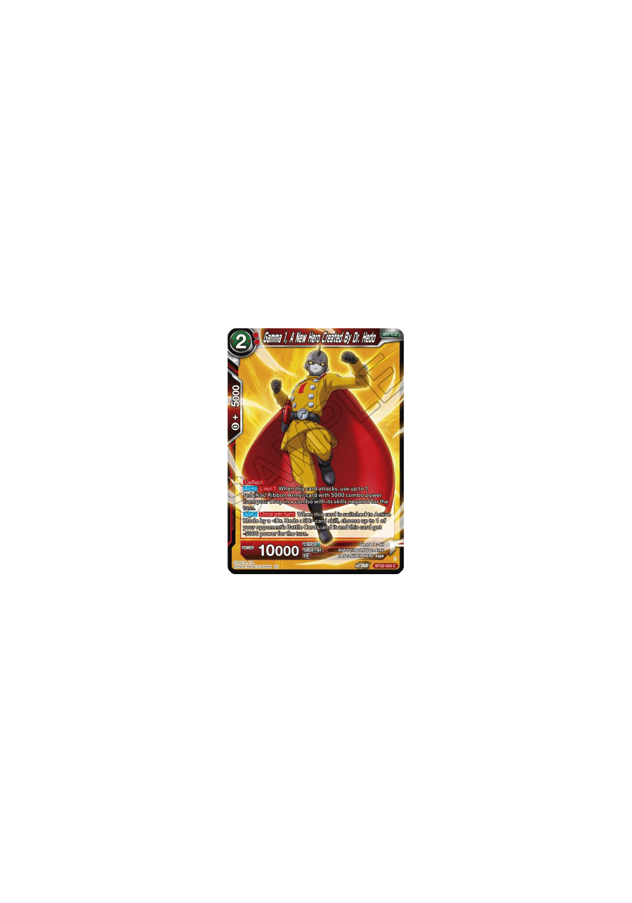 Gamma 1, A New Hero Created By Dr. Hedo