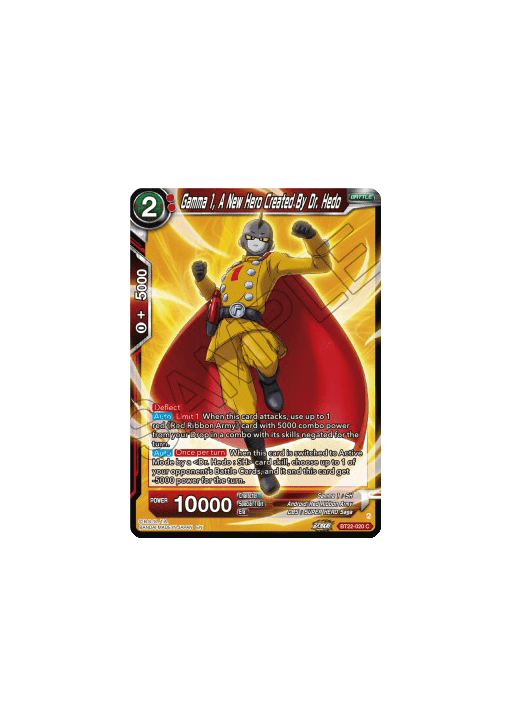 Gamma 1, A New Hero Created By Dr. Hedo