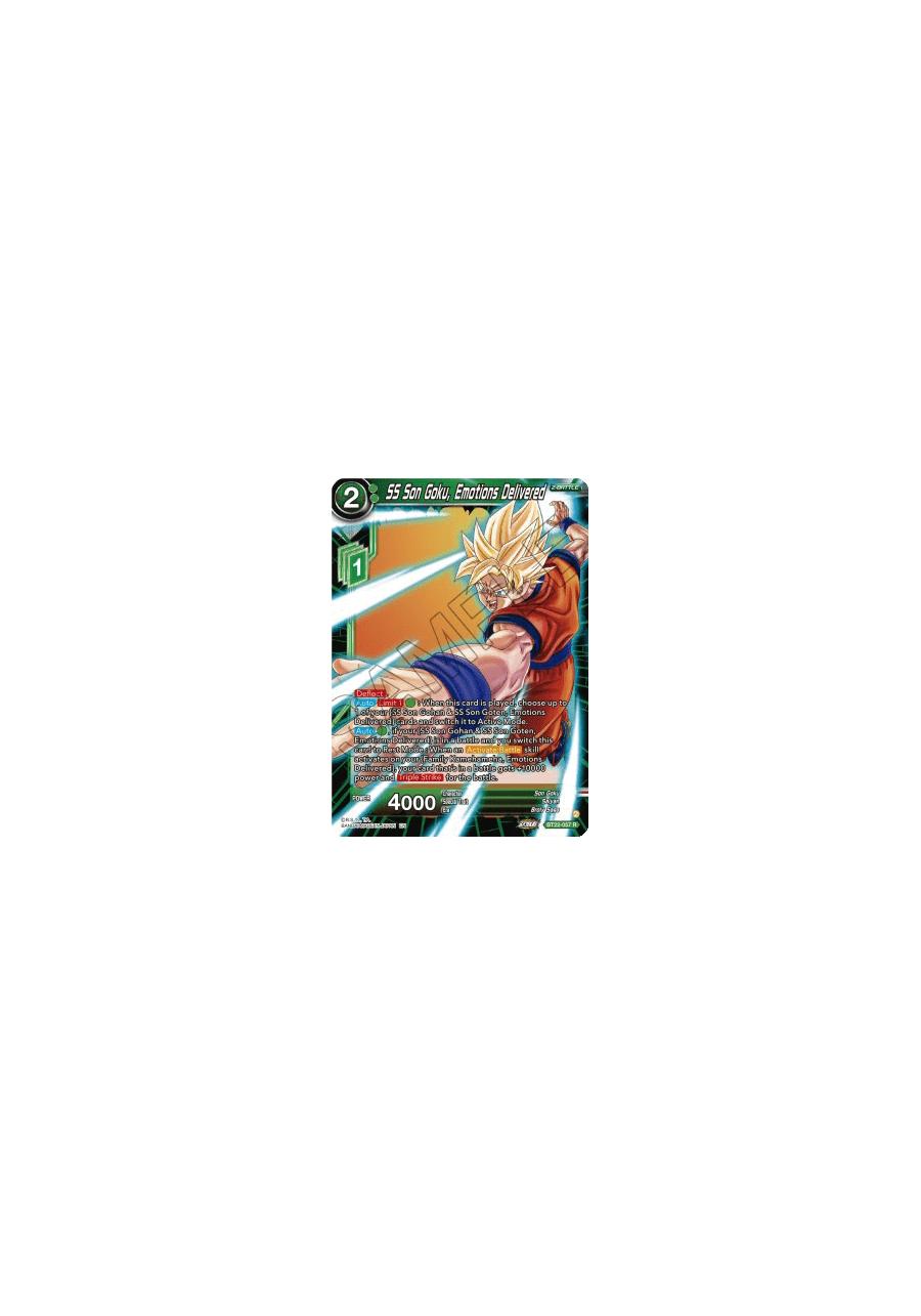 SS Son Goku, Emotions Delivered
