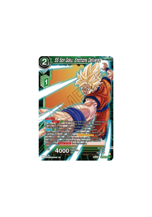 SS Son Goku, Emotions Delivered