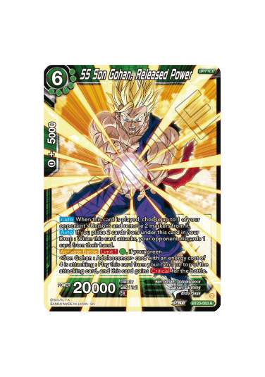 SS Son Gohan, Released Power
