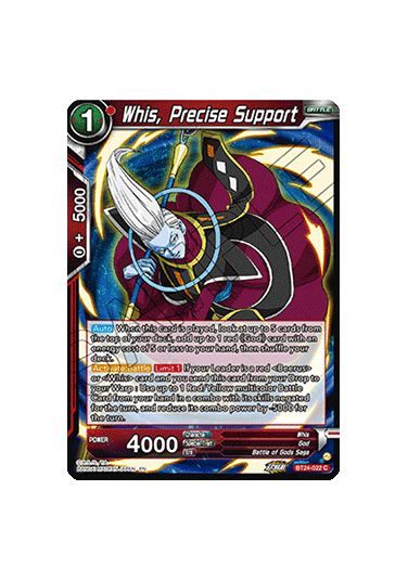 Whis, Precise Support