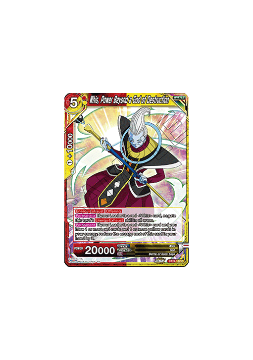 Whis, Power Beyond a God of Destruction