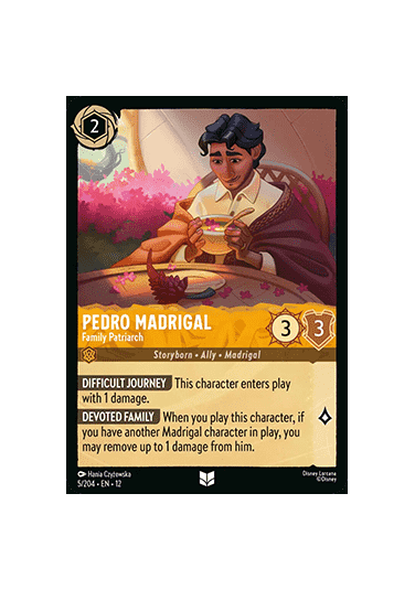 Pedro Madrigal - Family Patriarch