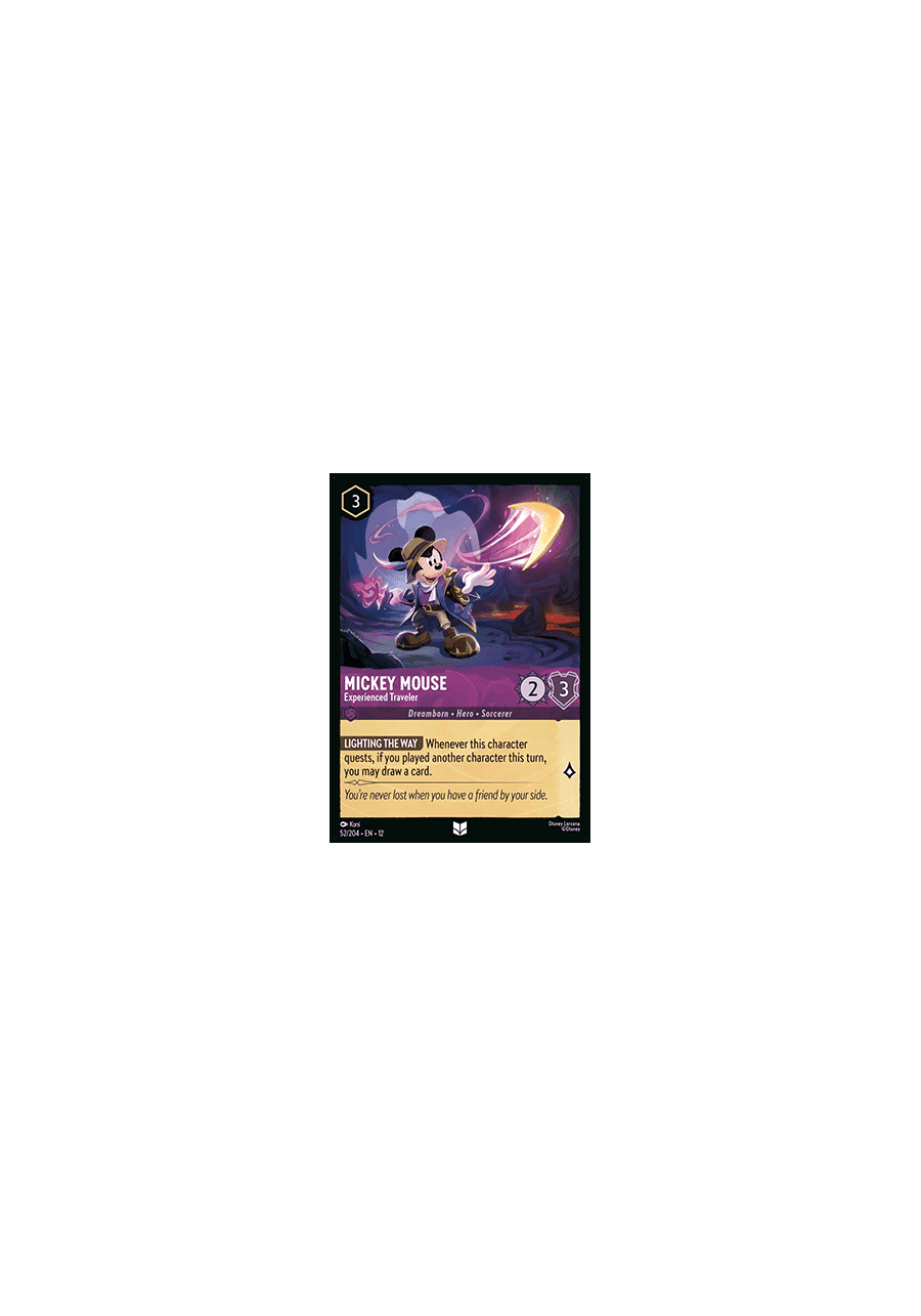 Mickey Mouse - Experienced Traveler