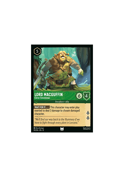 Lord MacGuffin - Clever Swordsman