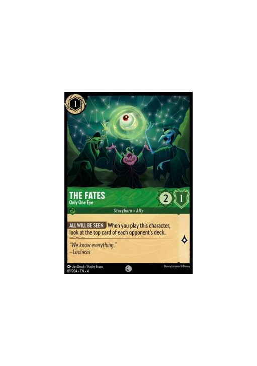 The Fates - Only One Eye