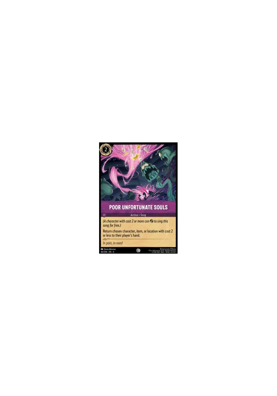 Poor Unfortunate Souls