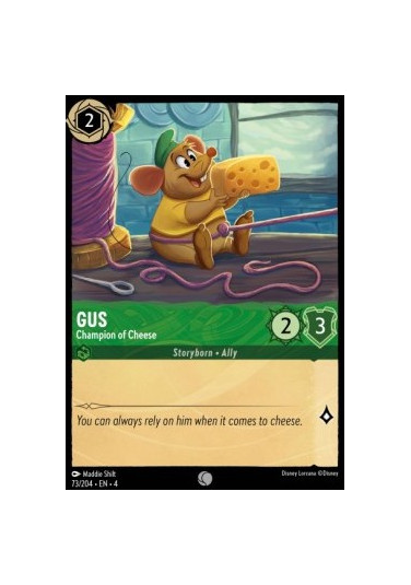Gus - Champion of Cheese