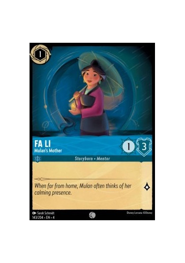 Fa Li - Mulan’s Mother