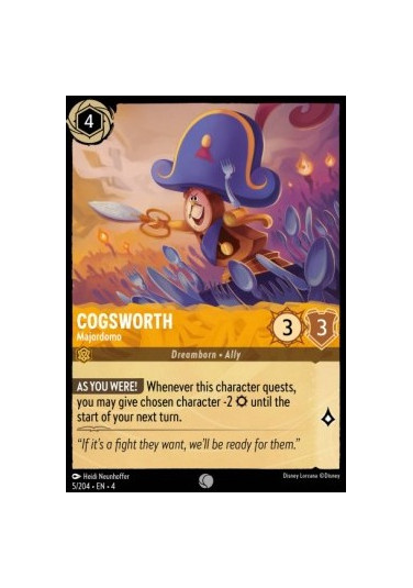 Cogsworth - Majordomo