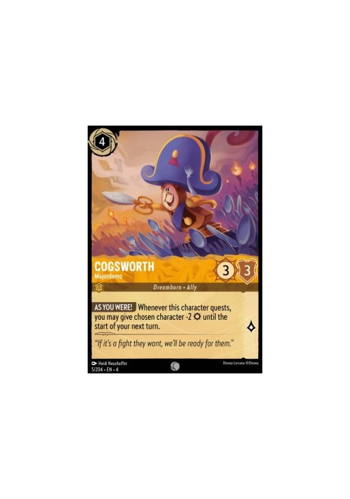 Cogsworth - Majordomo