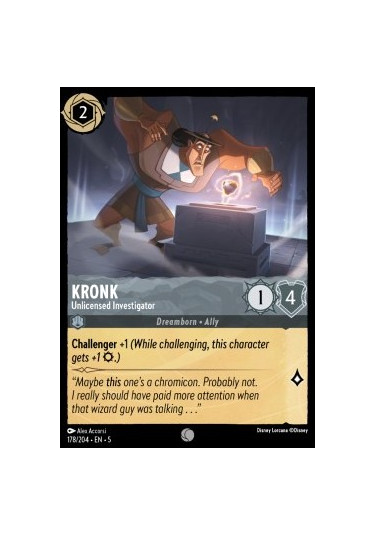 Kronk - Unlicensed Investigator