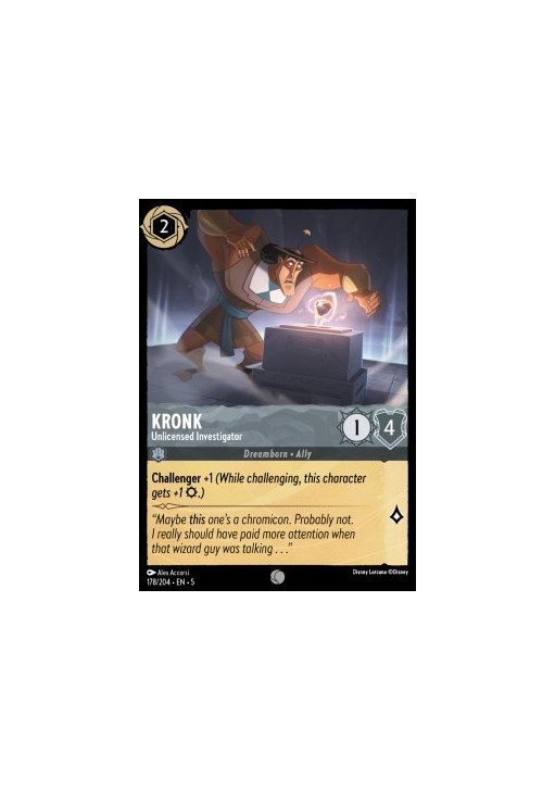 Kronk - Unlicensed Investigator