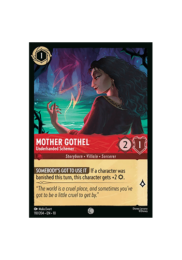 Mother Gothel - Underhanded Schemer