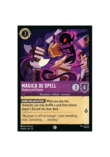 Magica De Spell - Shadowy and Sinister