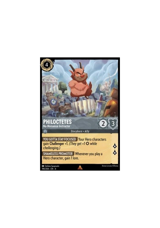 Philoctetes - No-Nonsense Instructor