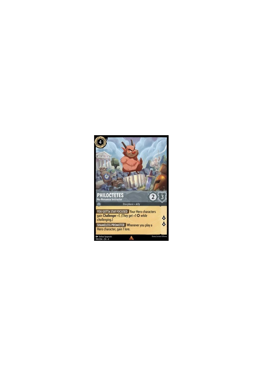Philoctetes - No-Nonsense Instructor