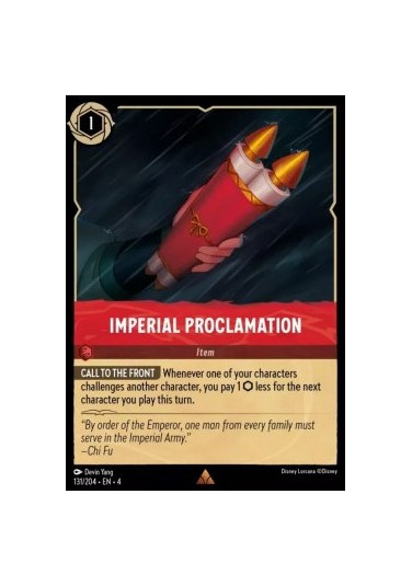 Imperial Proclamation