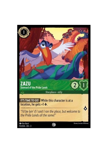 Zazu - Steward of the Pride Lands