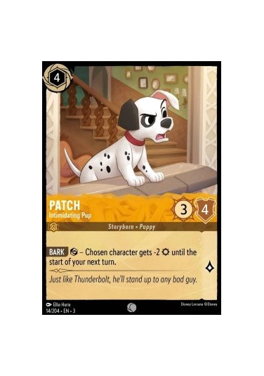 Patch - Intimidating Pup