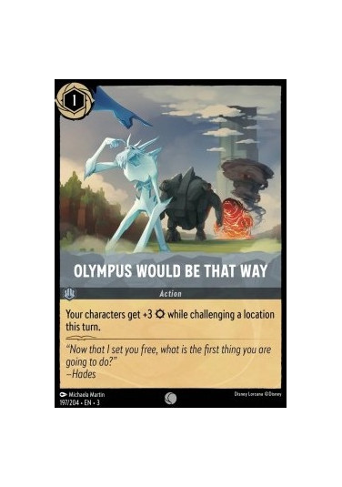 Olympus Would Be That Way