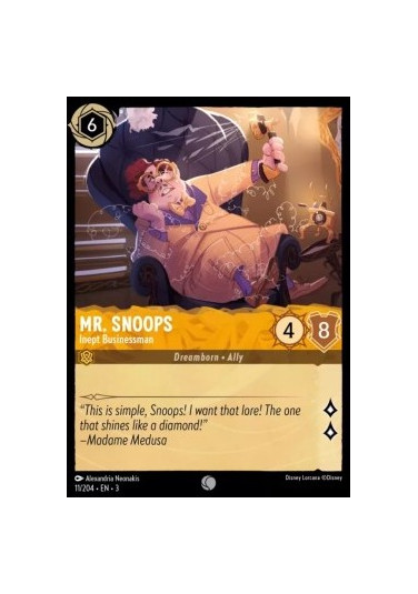 Mr. Snoops - Inept Businessman