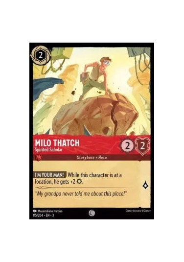 Milo Thatch - Spirited Scholar