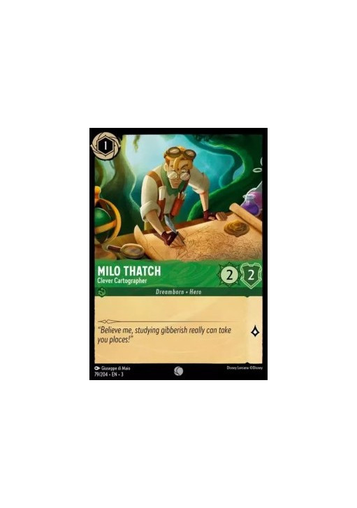 Milo Thatch - Clever Cartographer
