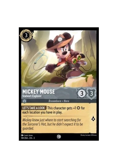 Mickey Mouse - Stalwart Explorer