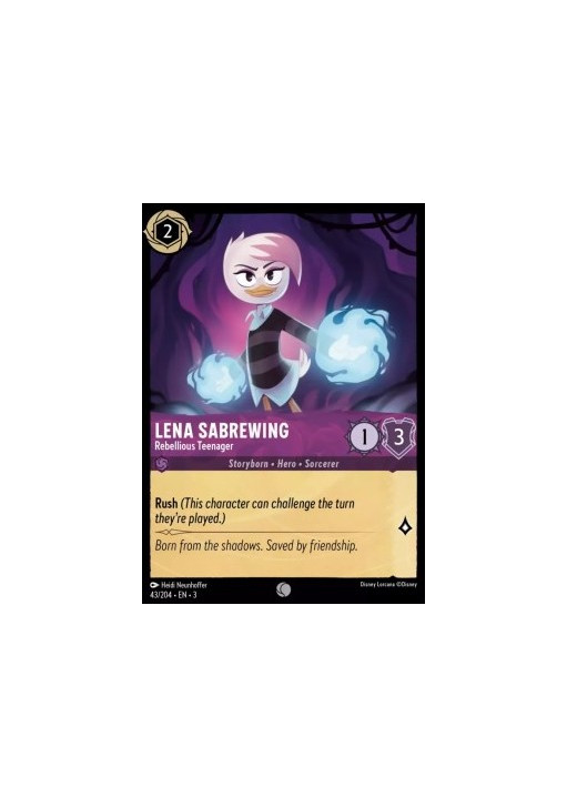 Lena Sabrewing - Rebellious Teenager