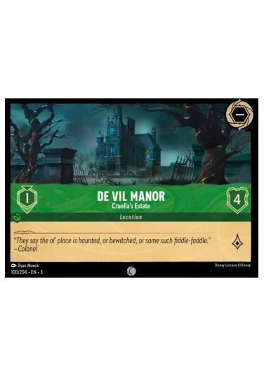 De Vil Manor - Cruella’s Estate