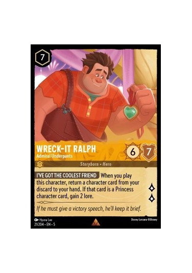 Wreck‐It Ralph - Admiral Underpants