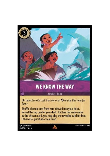 We Know the Way