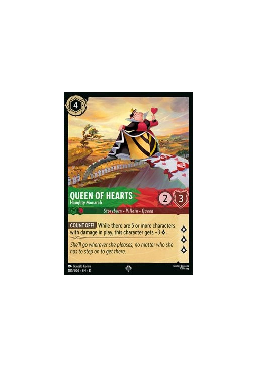 Queen of Hearts - Haughty Monarch