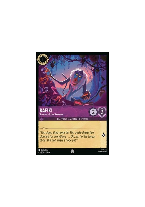 Rafiki - Shaman of the Savanna