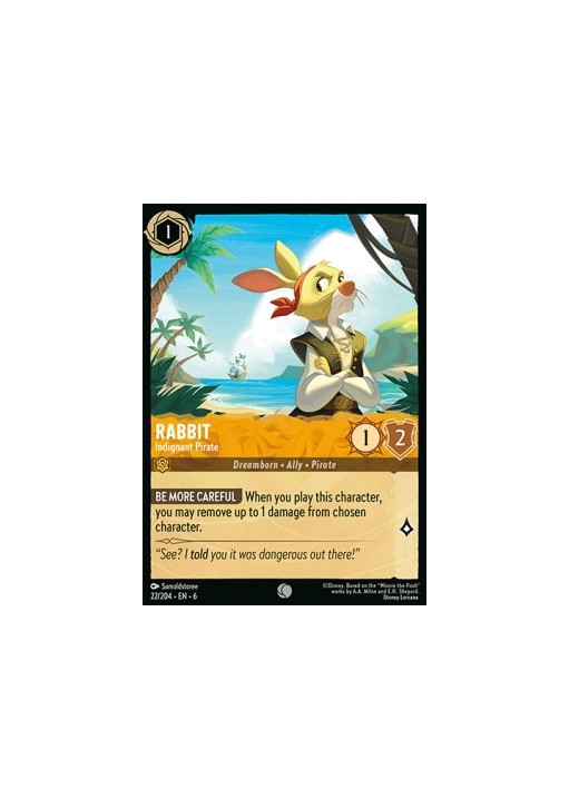 Rabbit - Indignant Pirate