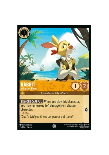 Rabbit - Indignant Pirate