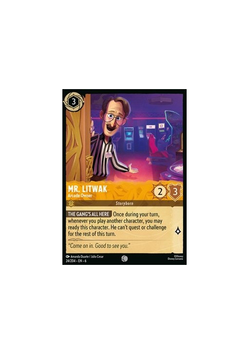 Mr. Litwak - Arcade Owner