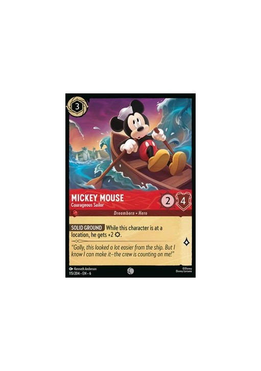 Mickey Mouse - Courageous Sailor