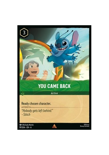 You Came Back (V.1)