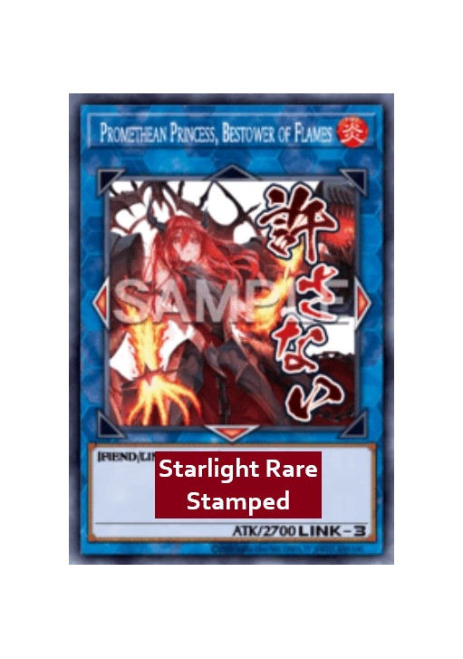 Promethean Princess, Bestower of Flames (V.2 - Starlight Rare)