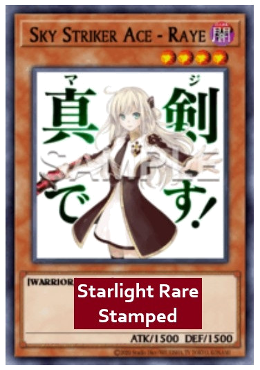 Sky Striker Ace - Raye (V.2 - Starlight Rare)