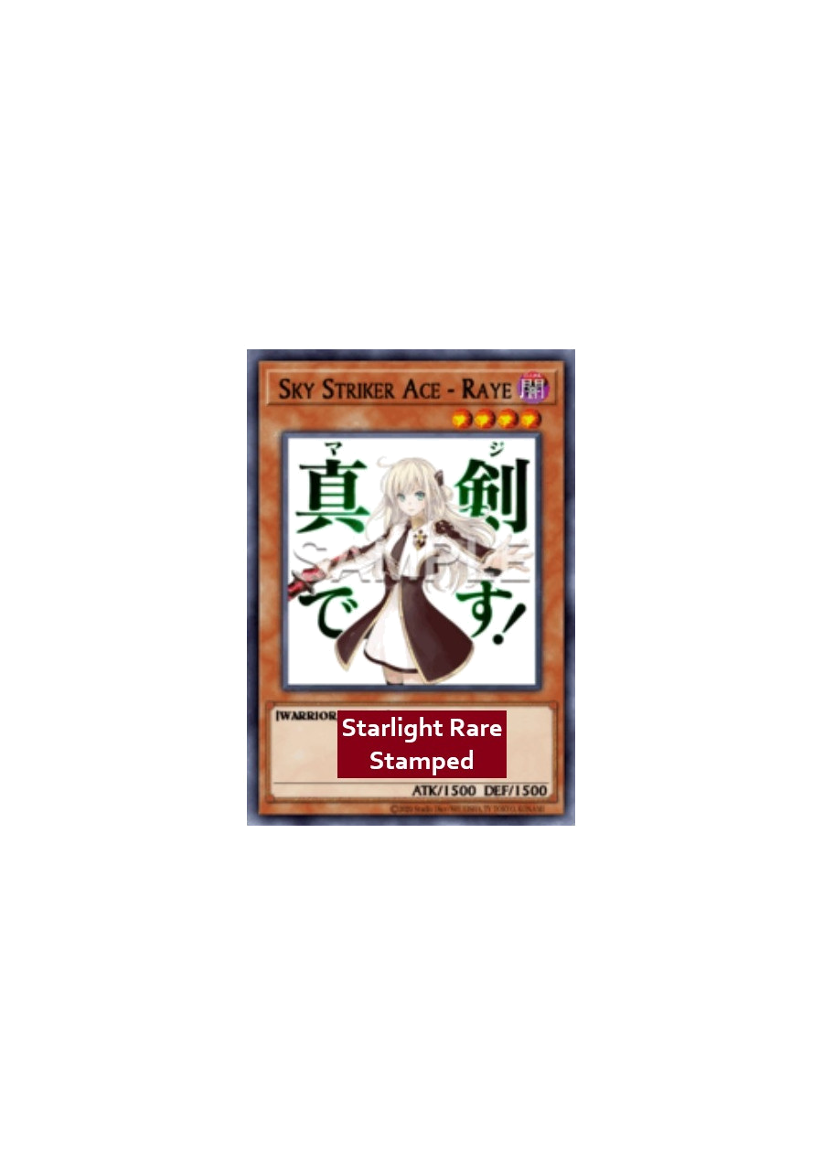 Sky Striker Ace - Raye (V.2 - Starlight Rare)